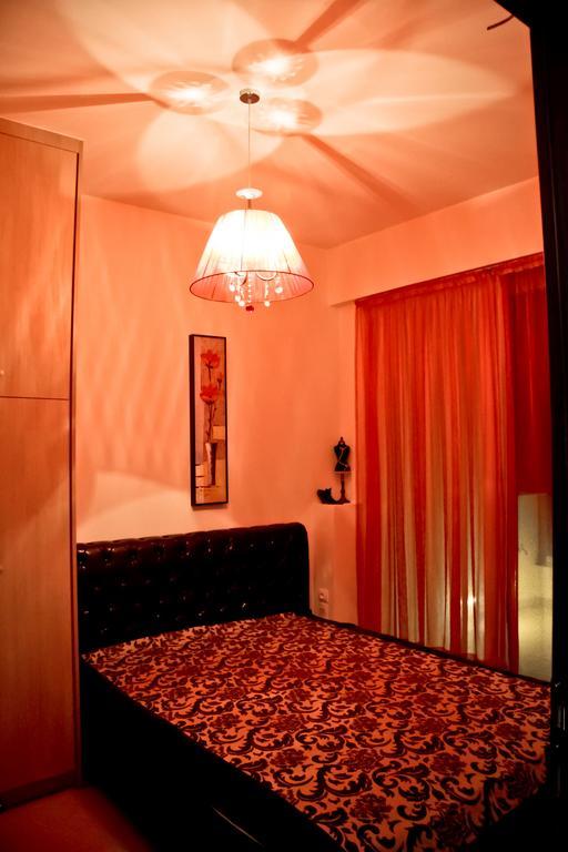 Sea View Beachfront Villa Peri Gouves Bagian luar foto