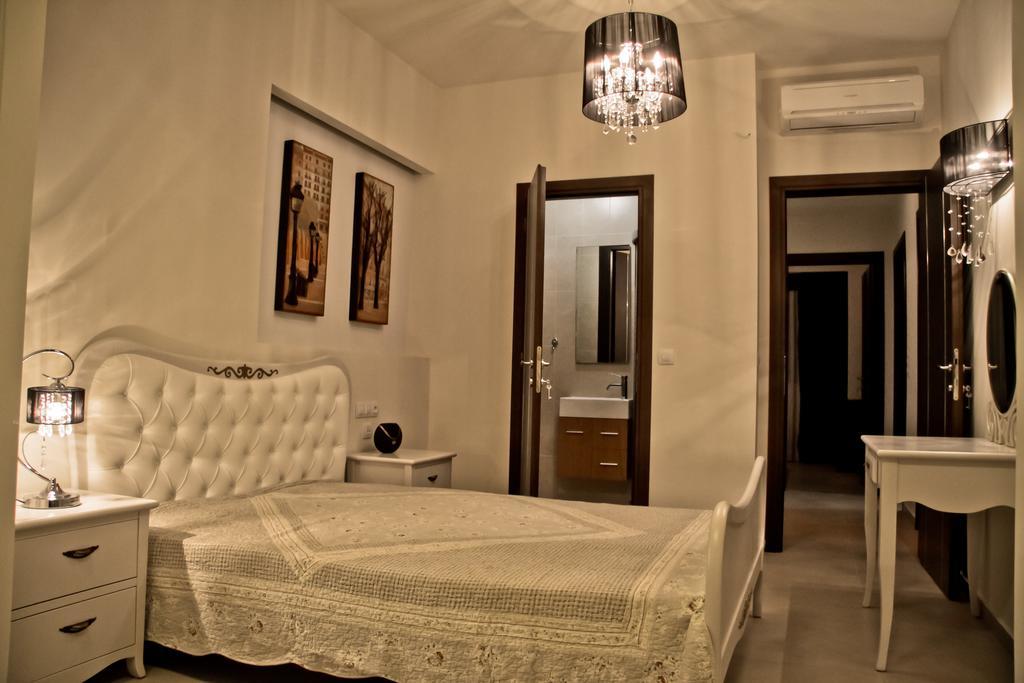 Sea View Beachfront Villa Peri Gouves Bagian luar foto