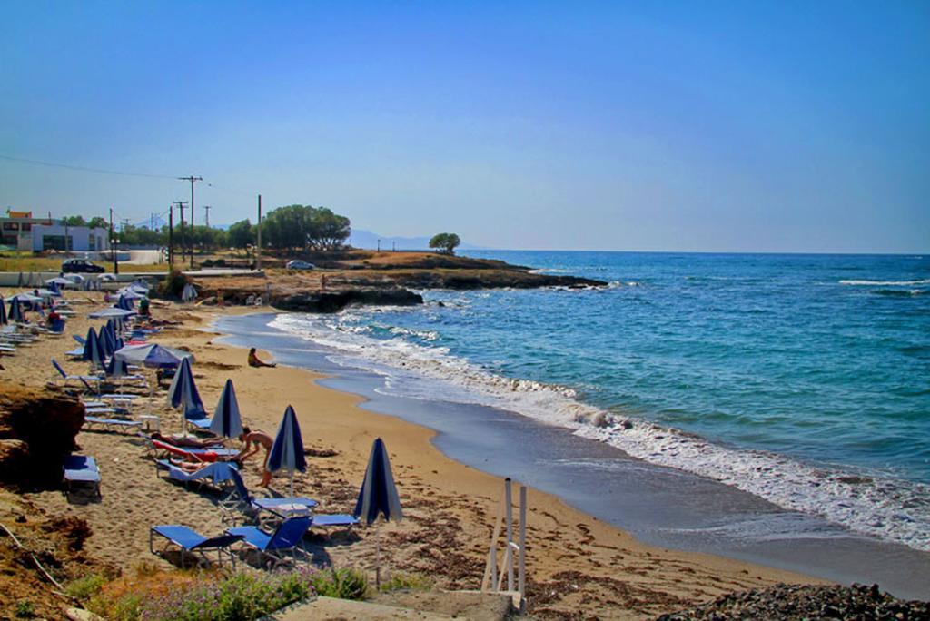 Sea View Beachfront Villa Peri Gouves Ruang foto